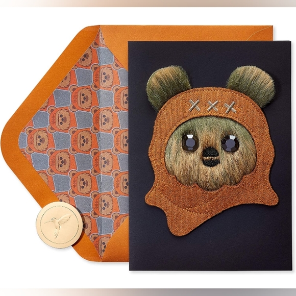 Papyrus Ewok Birthday Card - Picture 2 of 4